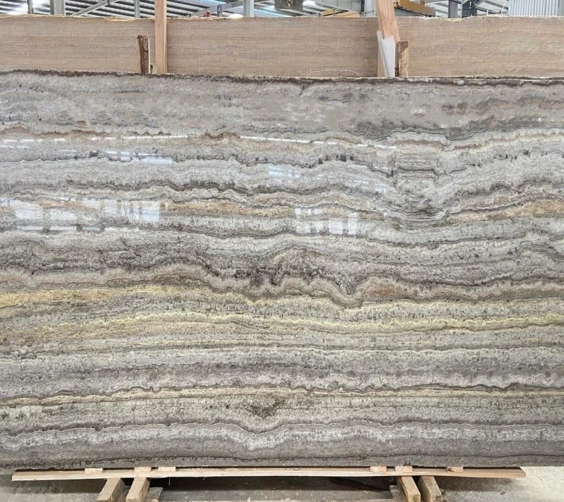 Grey Travertine natural stone texture