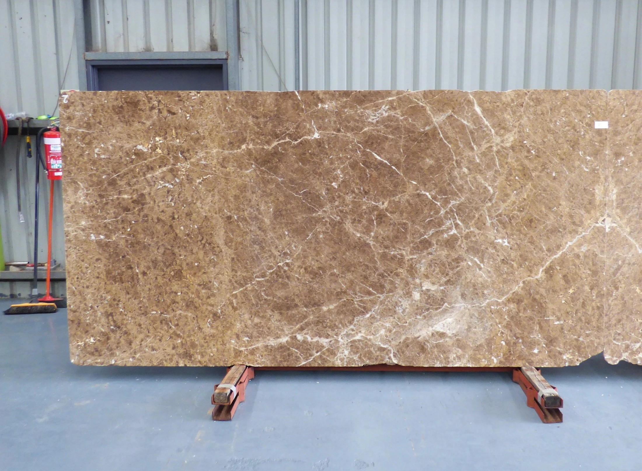 Light Emperador natural stone texture